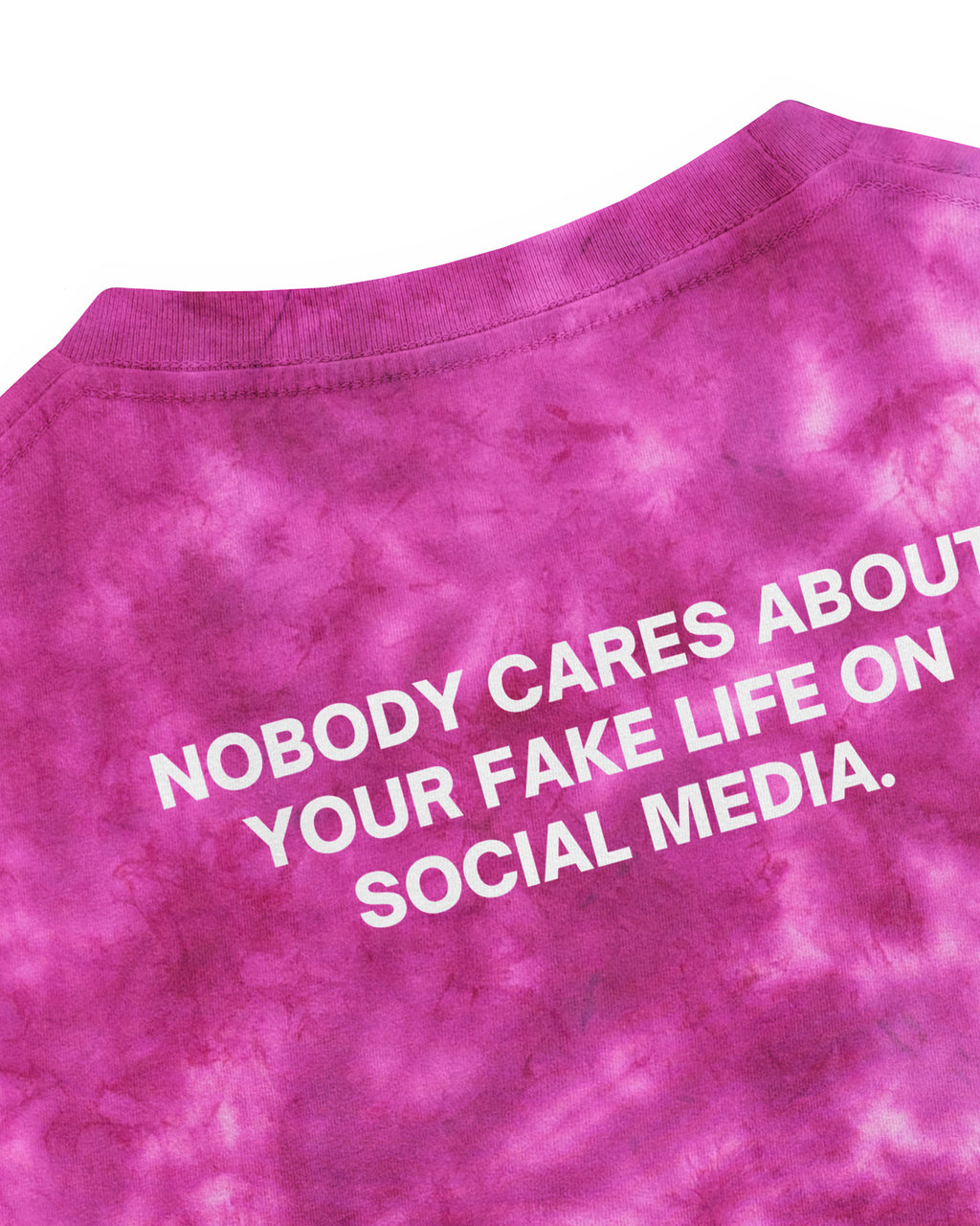 FAKE SOCIAL LIFE! - PINK TIE-DYE
