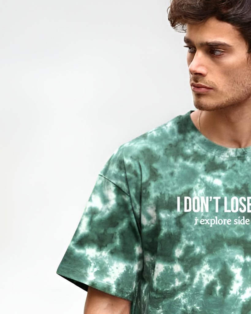 SIDE QUESTS! - GREEN TIE-DYE