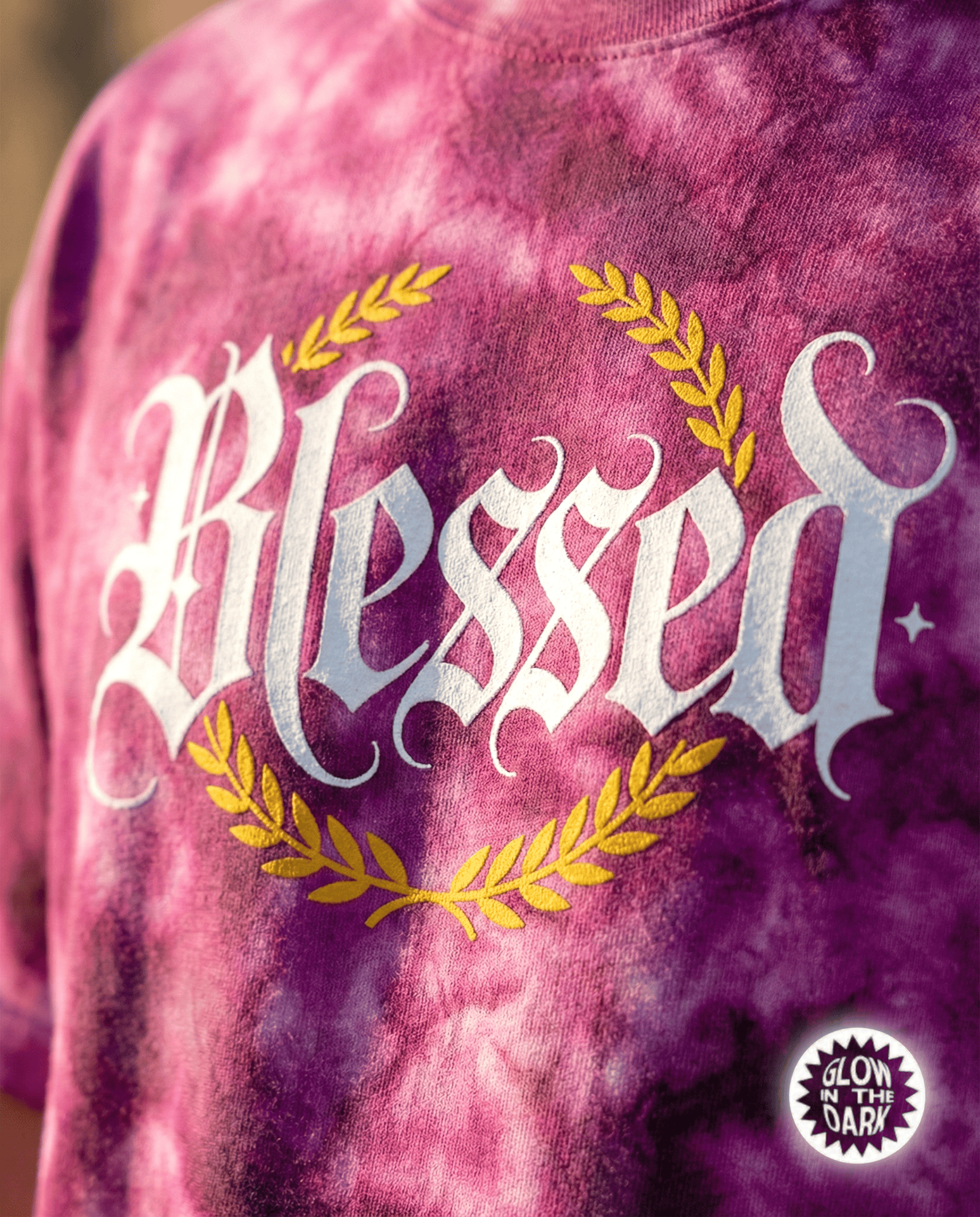 BLESSED! - PINK TIE-DYE