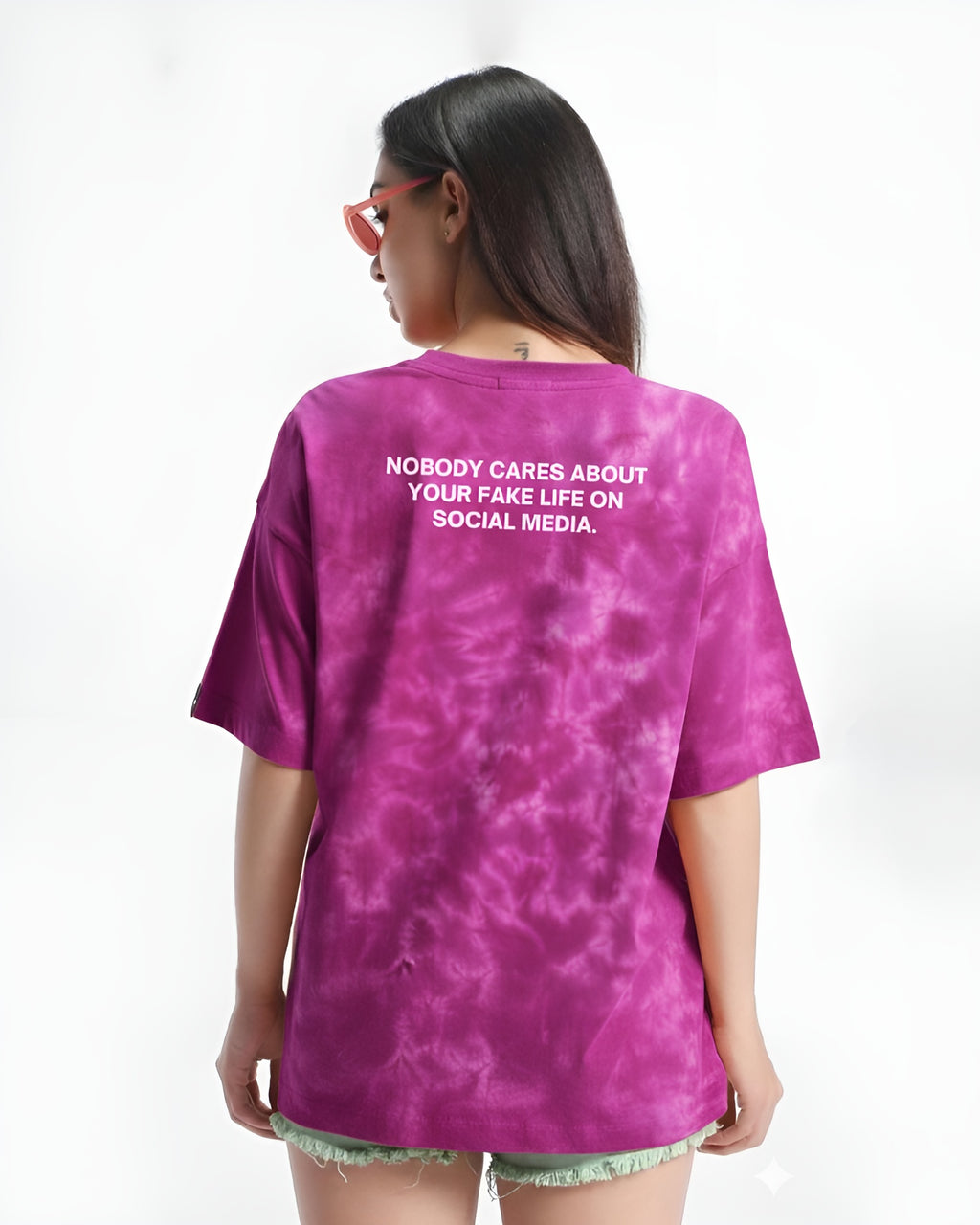 FAKE SOCIAL LIFE! - PINK TIE-DYE