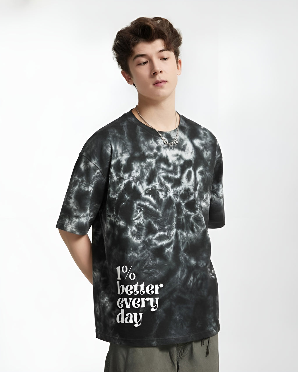 ONE PERCENT DAILY! - BLACK TIE-DYE