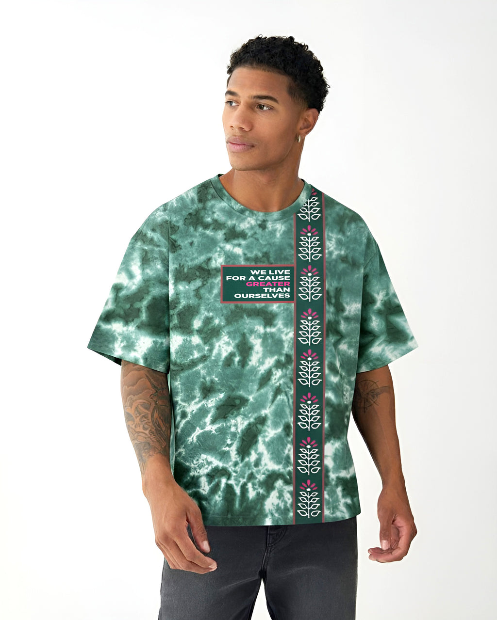 GREATER CAUSE! - GREEN TIE-DYE