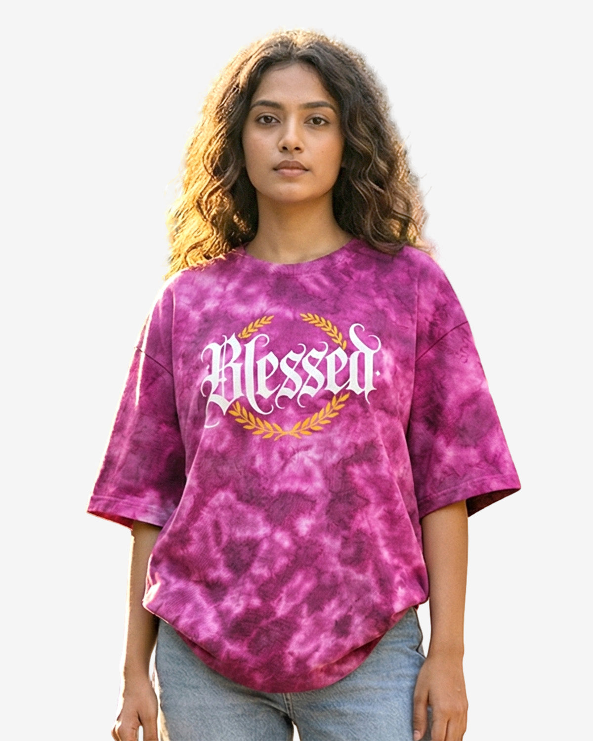 BLESSED! - PINK TIE-DYE